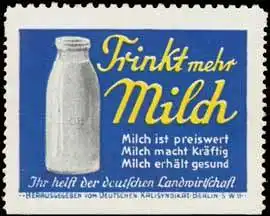 Trinkt mehr Milch