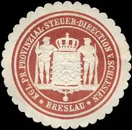 KÃ¶niglich Preussische Provinzial - Steuer - Direction von Schlesien - Breslau