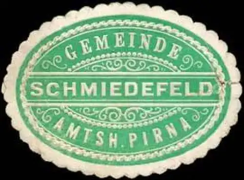 Gemeinde Schmiedefeld - Amtshauptmannschaft Pirna