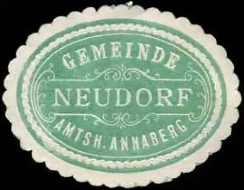 Gemeinde Neudorf - Amtshauptmannschaft Annaberg