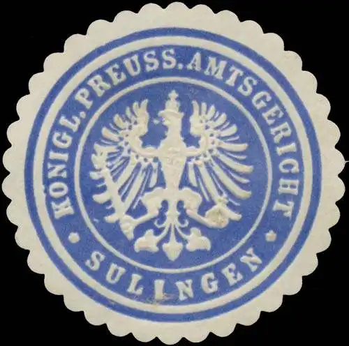 K.Pr. Amtsgericht Sulingen