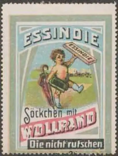 Essindie Socken mit Wollrand