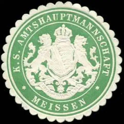 KÃ¶niglich SÃ¤chsische Amtshauptmannschaft Meissen