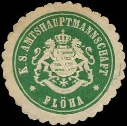Königlich Sächsische Amtshauptmannschaft - Flöha
