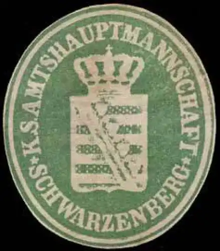 KÃ¶niglich SÃ¤chsische Amtshauptmannschaft - Schwarzenberg