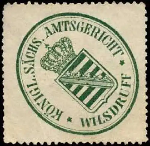 Königlich Sächsisches Amtsgericht - Wilsdruff