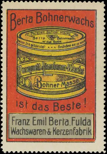 Berta Bohnerwachs ist das Beste!