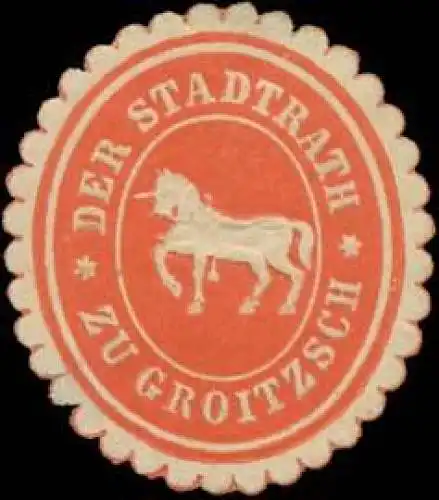 Der Stadtrath zu Groitzsch (Einhorn, Borna)