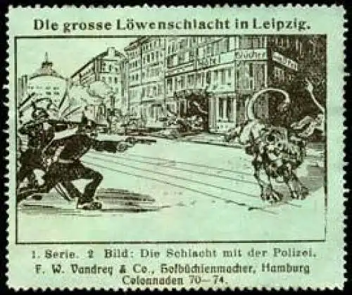 Die grosse Löwenschlacht in Leipzig
