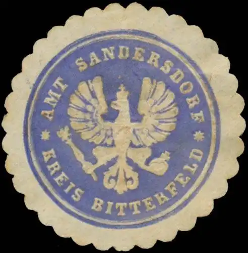 Amt Sandersdorf Kreis Bitterfeld