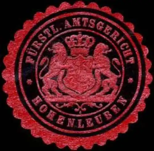 Fürstliches Amtsgericht - Hohenleuben