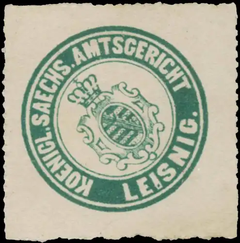 K.S. Amtsgericht Leisnig