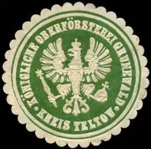 Königliche Oberförsterei Grunewald - Kreis Teltow