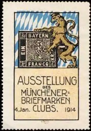 Ausstellung des MÃ¼nchener Briefmarken Clubs