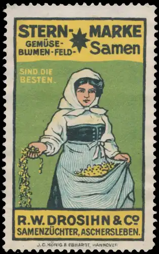 Stern-Marke Gemüse-, Blumen-, Feldsamen