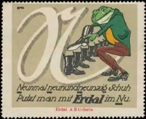 Erdal Frosch Buchstabe N