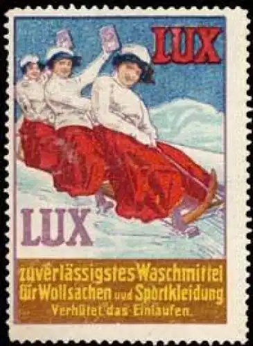 Lux Waschmittel Schlittenfahrt