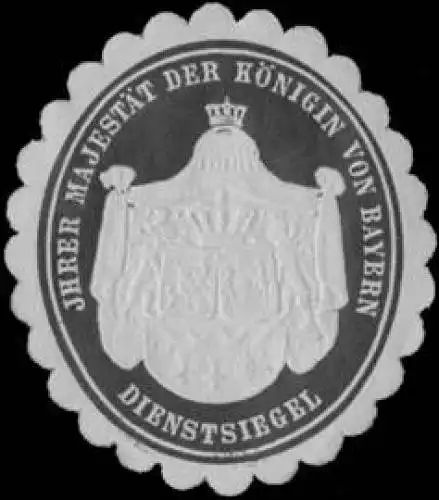 Dienstsiegel ihrer Majestät der Königin von Bayern