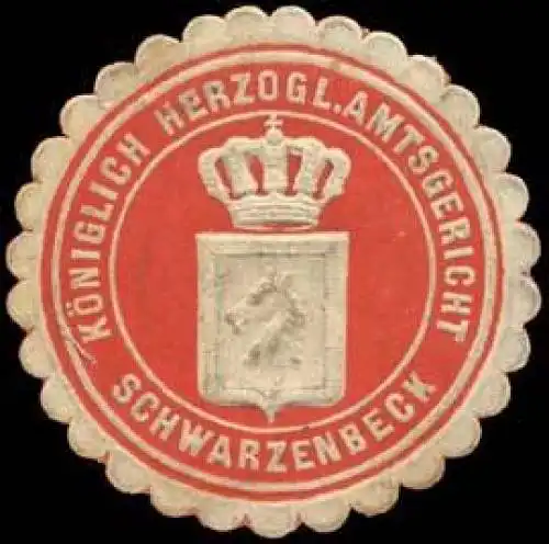 Königlich Herzogliches Amtsgericht - Schwarzenbeck