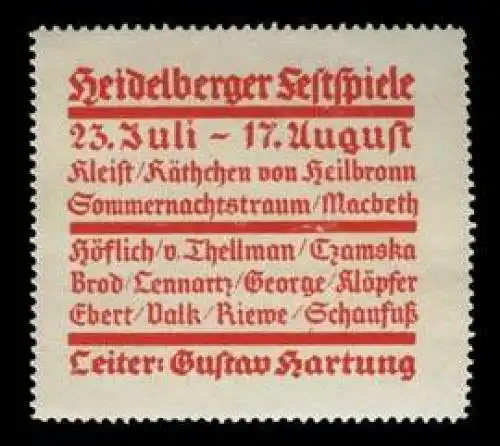 Heidelberger Festspiele