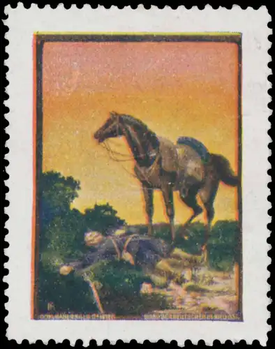 FÃ¼rs Vaterland - Toter Krieger mit Pferd