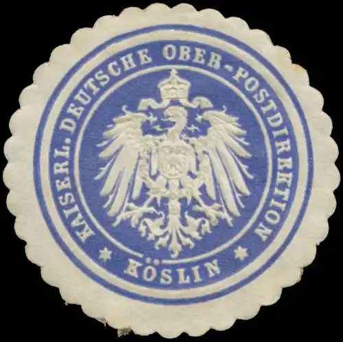 K. Deutsche Ober-Postdirektion KÃ¶slin