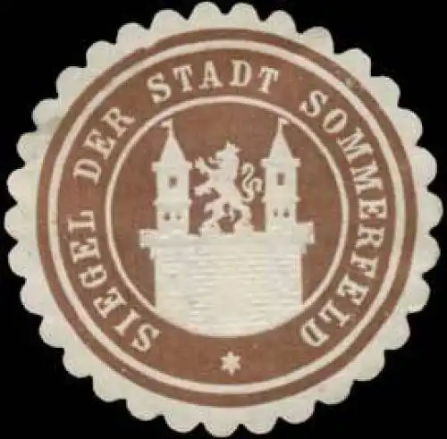 Siegel der Stadt Sommerfeld