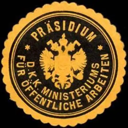 PrÃ¤sidium des K.K. Ministeriums fÃ¼r Ã¶ffentliche Arbeiten