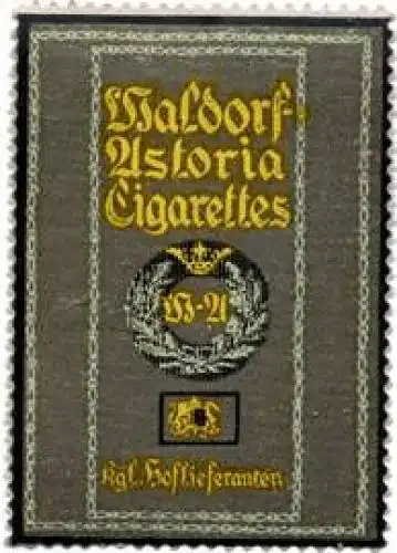 Waldorf - Astoria - Zigaretten