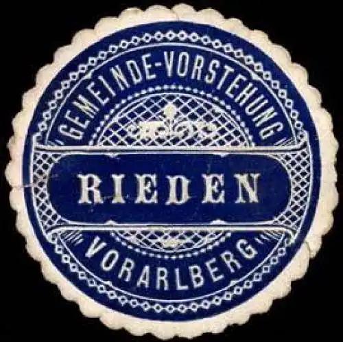 Gemeinde-Vorstehung Rieden - Vorarlberg