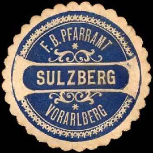 F.B. Pfarramt Sulzberg - Vorarlberg