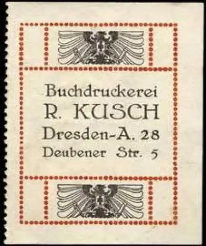 Buchdruckerei Reinhold Kusch