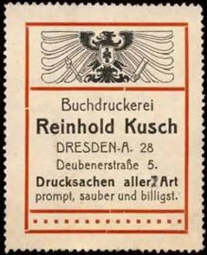 Buchdruckerei Reinhold Kusch
