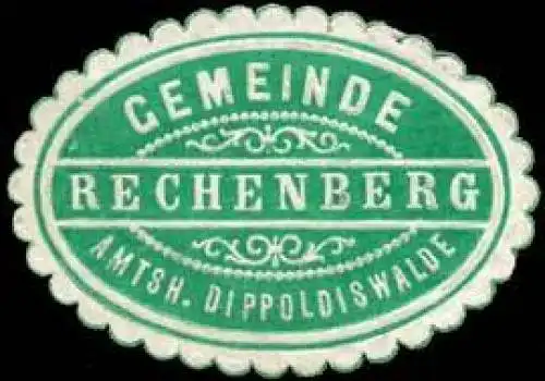 Gemeinde Rechenberg - Amtsh. Dippoldiswalde