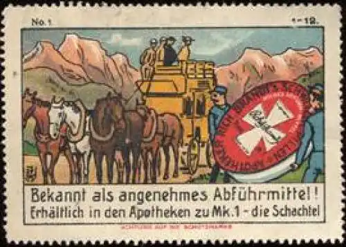 Aus der Apotheke: Abführmittel aus der Schweiz
