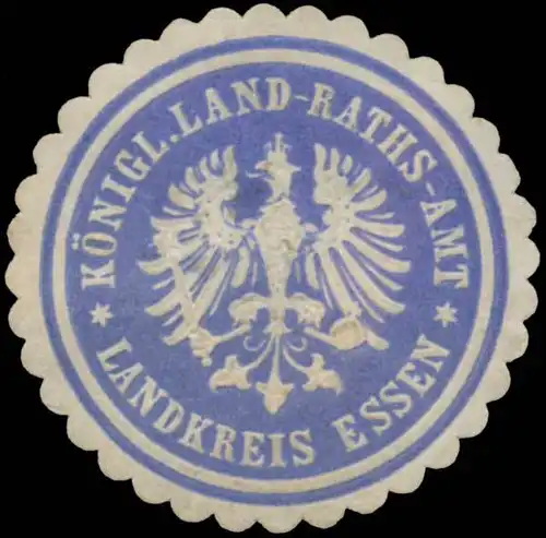 K. Land-Raths-Amt Landkreis Essen