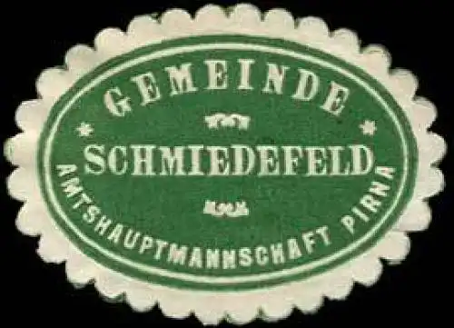 Gemeinde Schmiedefeld - Amtshauptmannschaft Pirna