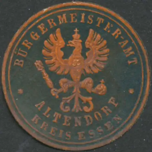 BÃ¼rgermeister-Amt Altendorf Kreis Essen