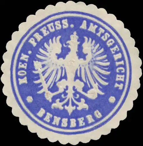 K.Pr. Amtsgericht Bensberg