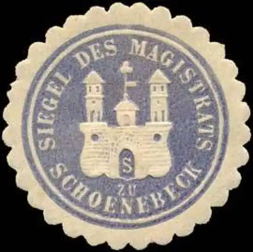 Siegel des Magistrats zu Schönebeck