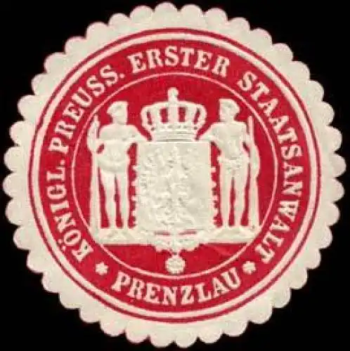 KÃ¶niglich Preussischer erster Staatsanwalt - Prenzlau