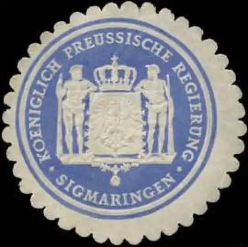 K.Pr. Regierung Sigmaringen