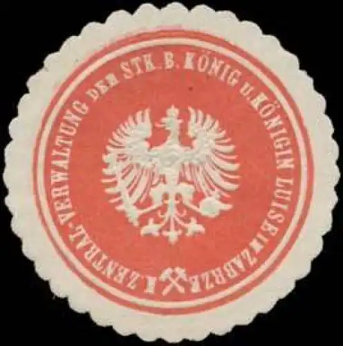 Zentral-Verwaltung der Stk. B. König und Königin Viktoria Luise in Zabrze