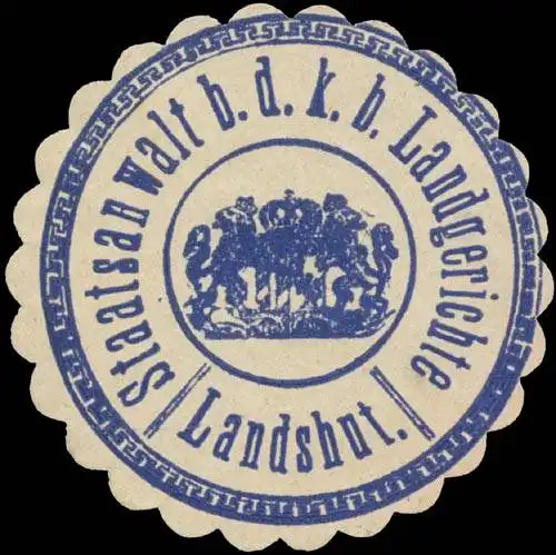 Staatsanwalt b.d. K.Bayer. Landgerichte Landshut