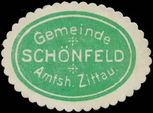 Gemeinde SchÃ¶nfeld Amtsh. Zittau