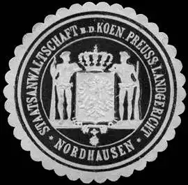 Staatsanwaltschaft bei dem Koeniglich Preussischen Landgericht - Nordhausen