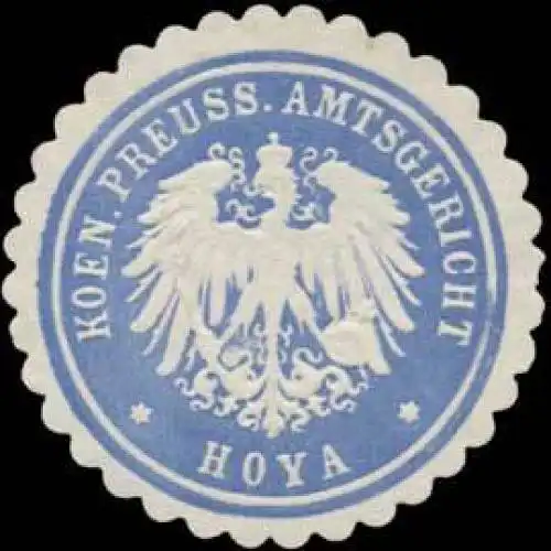 K.Pr. Amtsgericht Hoya