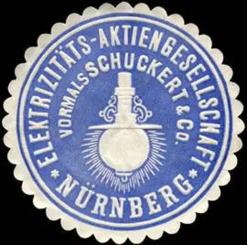 ElektrizitÃ¤ts - Aktiengesellschaft vormals Schuckert & Co. - NÃ¼rnberg