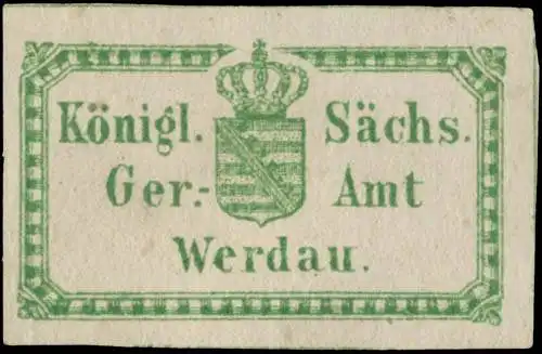 K.S. Gerichtsamt Werdau