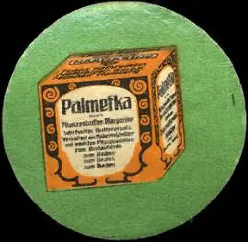 Palmefka feinste Pflanzenbutter - Margarine